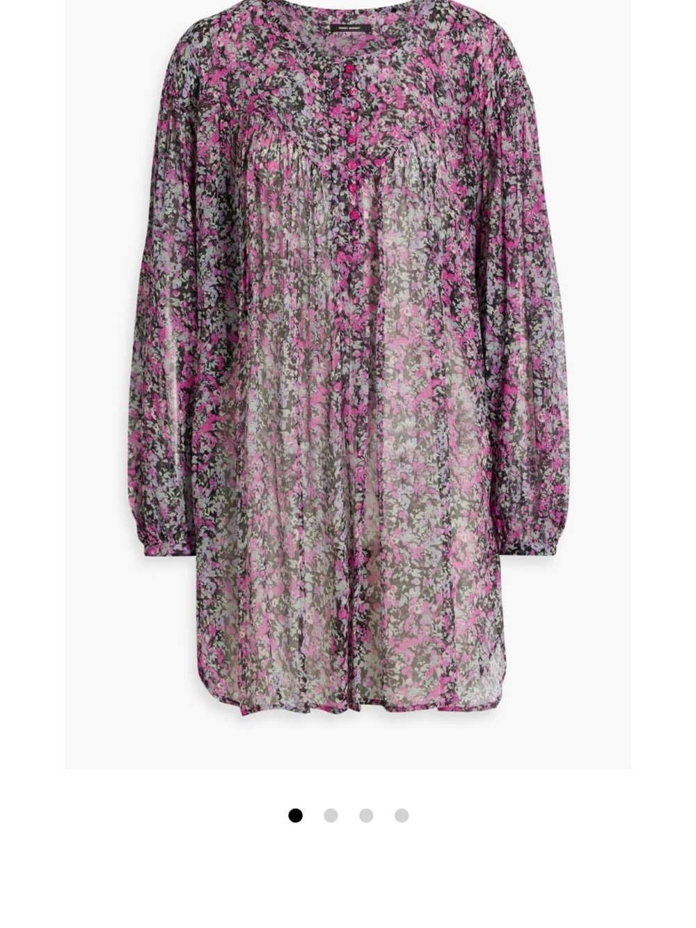 Isabel Marant Orion Pink Floral Mini Dress